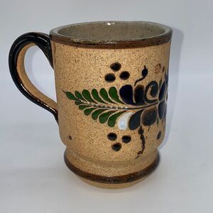 Vintage Tonala Mexican Pottery Mug